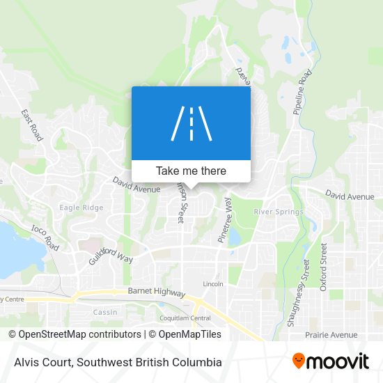 Alvis Court map