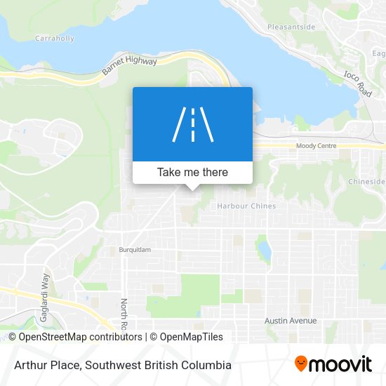 Arthur Place map