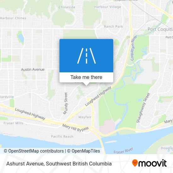 Ashurst Avenue map