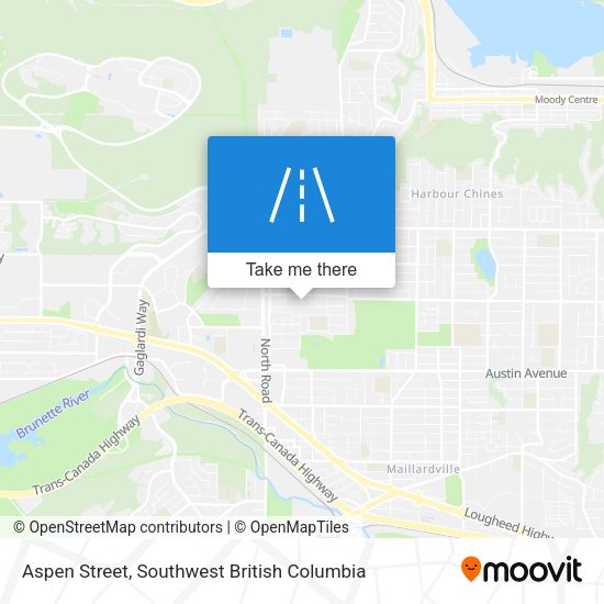 Aspen Street map