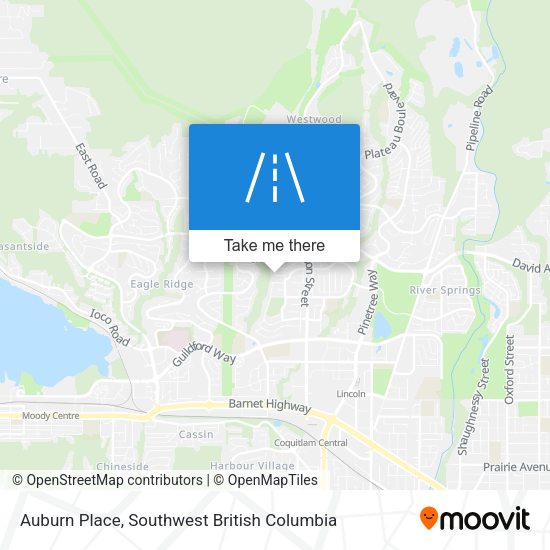 Auburn Place map