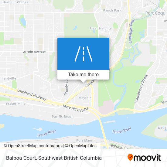 Balboa Court map