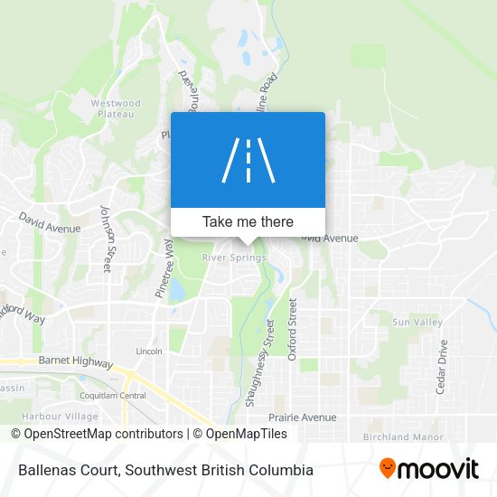 Ballenas Court map