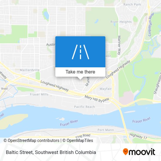 Baltic Street map