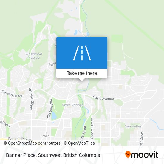 Banner Place map