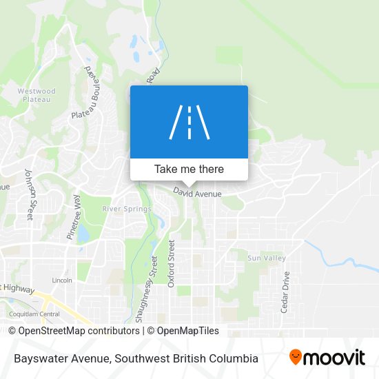 Bayswater Avenue map
