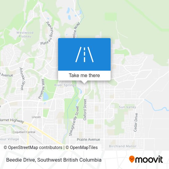 Beedie Drive map