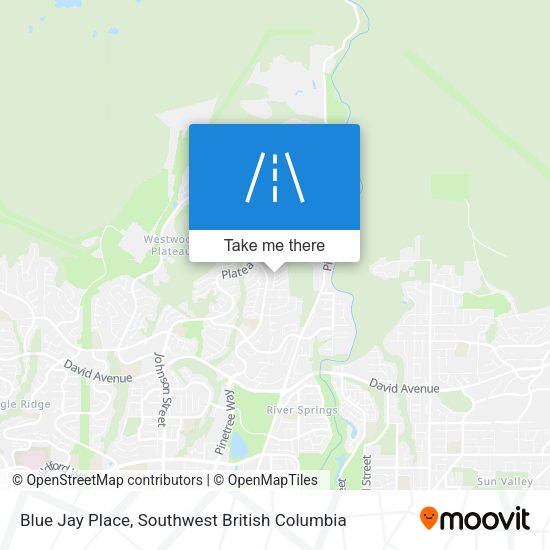 Blue Jay Place map