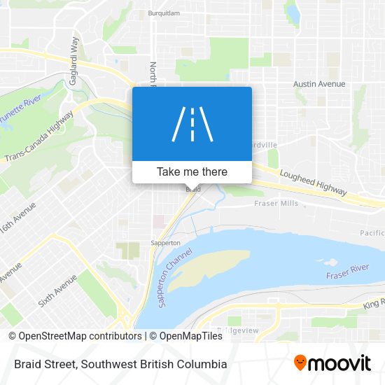 Braid Street map