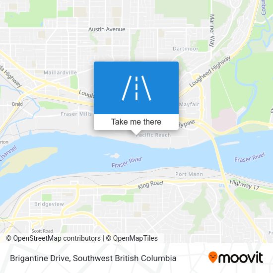 Brigantine Drive map