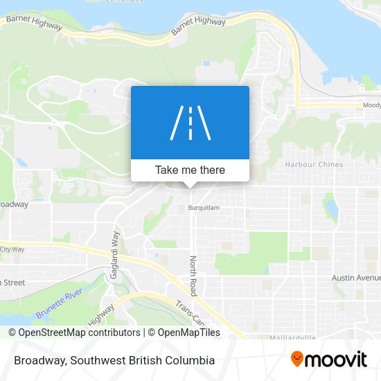 Broadway map