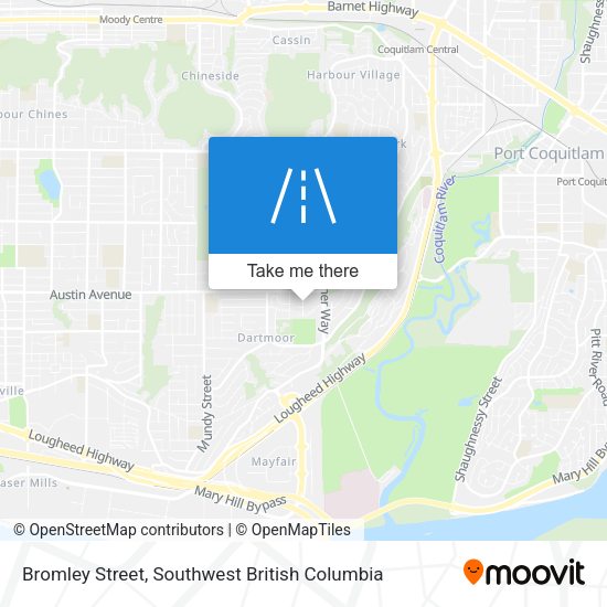 Bromley Street map