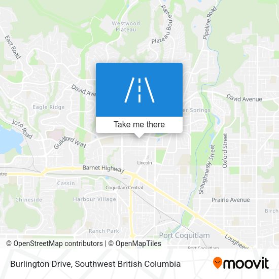 Burlington Drive map