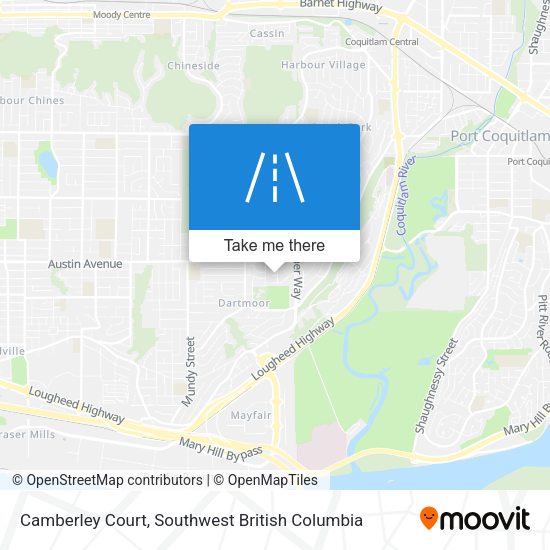 Camberley Court map