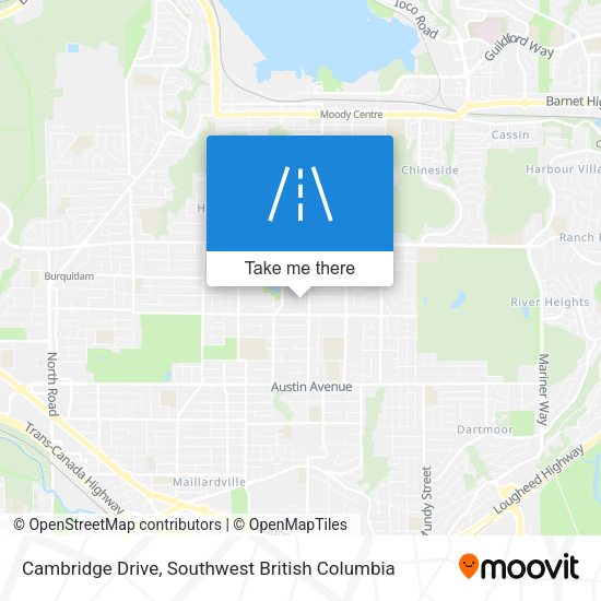 Cambridge Drive map