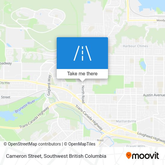 Cameron Street plan