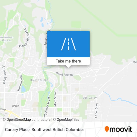 Canary Place map