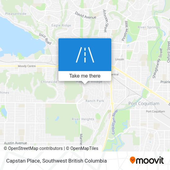 Capstan Place map