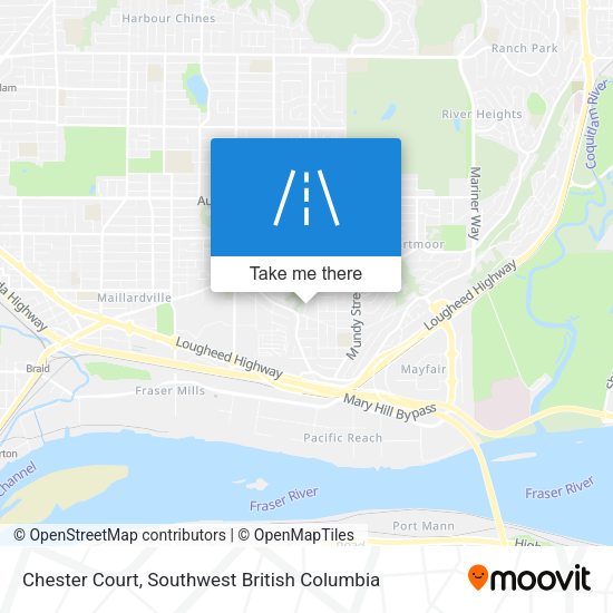 Chester Court map