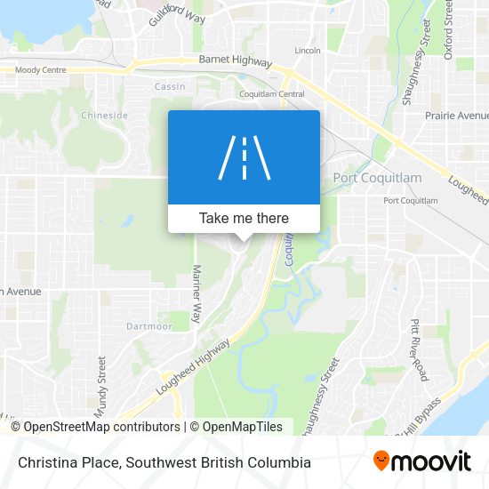 Christina Place map