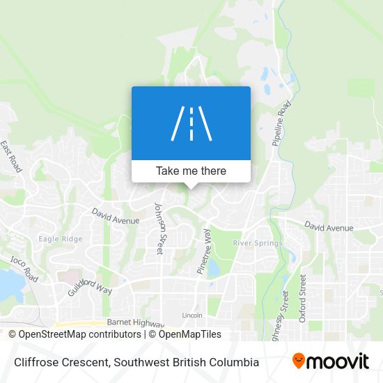 Cliffrose Crescent map