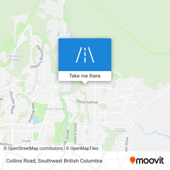 Collins Road map