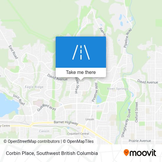 Corbin Place map