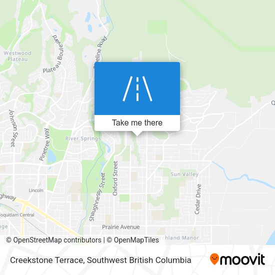 Creekstone Terrace map