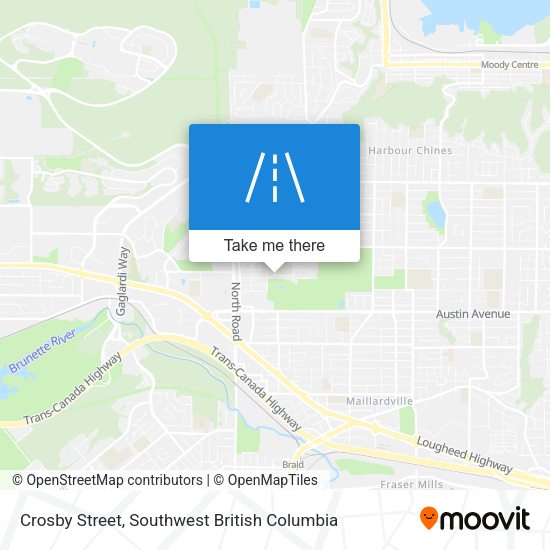 Crosby Street map
