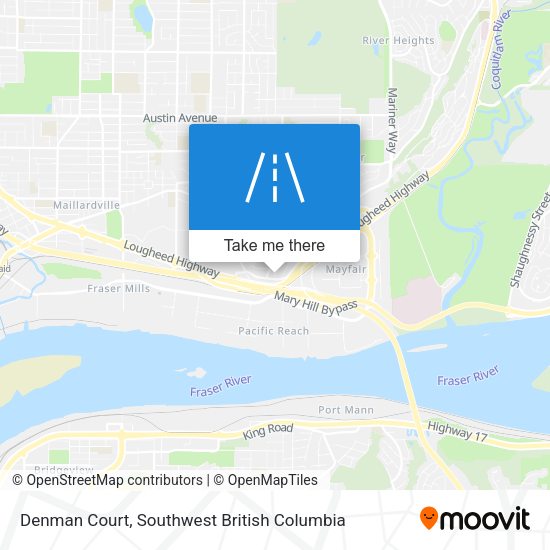 Denman Court map
