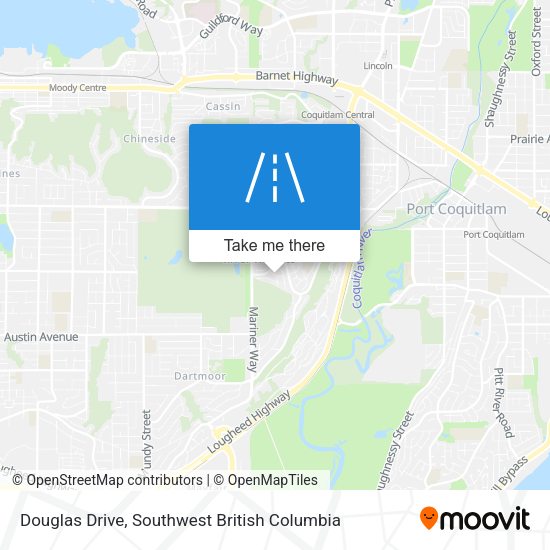 Douglas Drive map