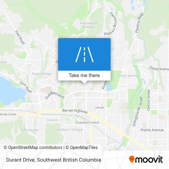 Durant Drive map
