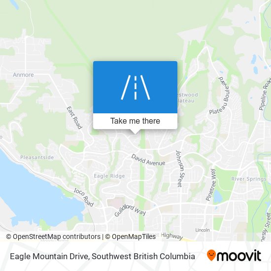 Eagle Mountain Drive map