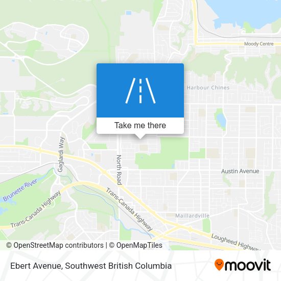 Ebert Avenue map