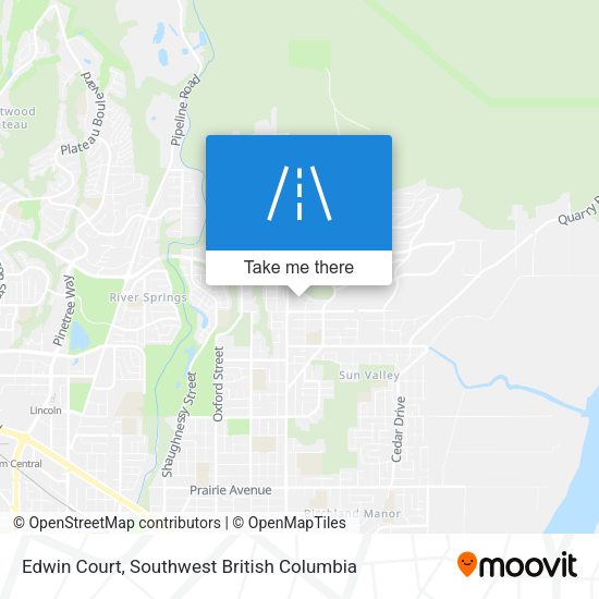 Edwin Court map