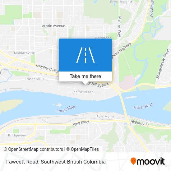 Fawcett Road map