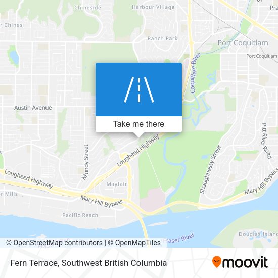 Fern Terrace map