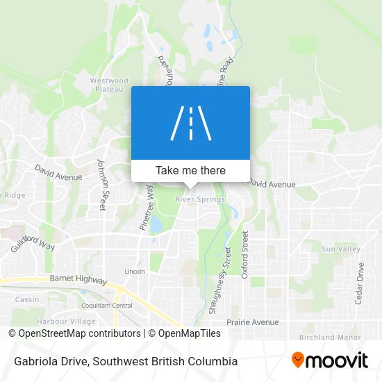 Gabriola Drive map