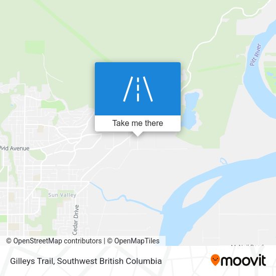 Gilleys Trail map