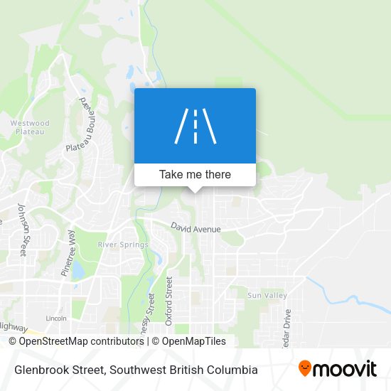 Glenbrook Street map