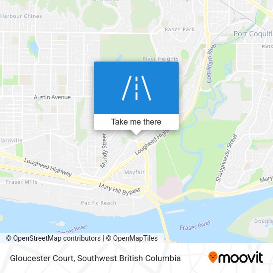 Gloucester Court map