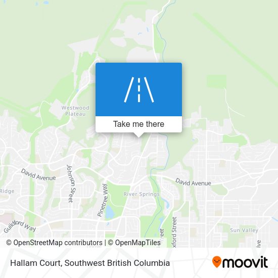Hallam Court map