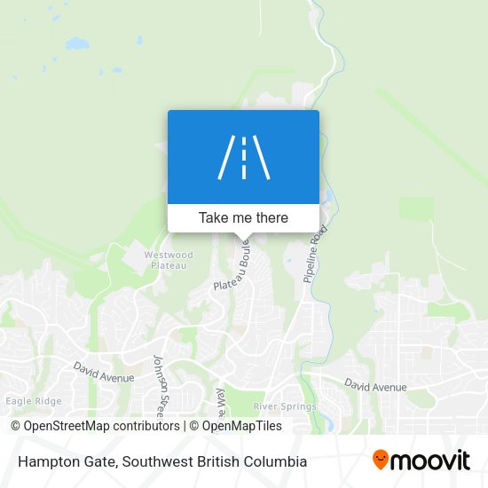 Hampton Gate map