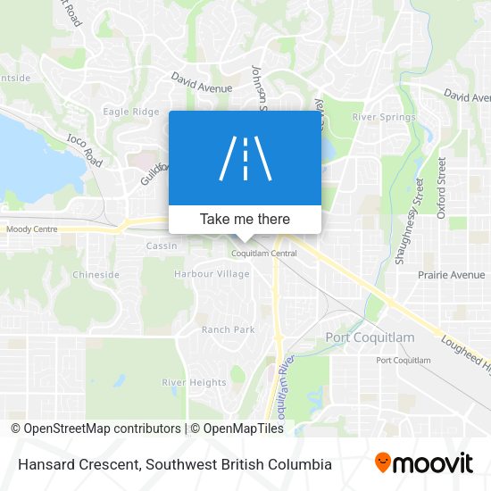 Hansard Crescent map