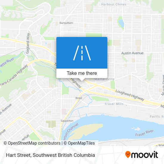Hart Street map