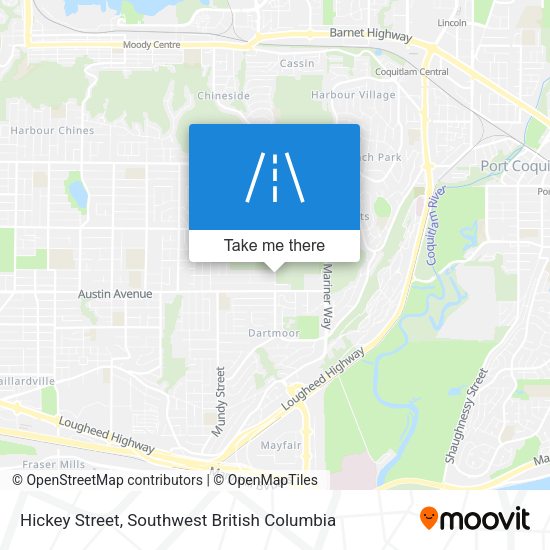 Hickey Street map