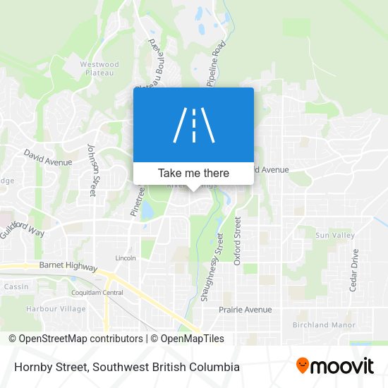 Hornby Street map