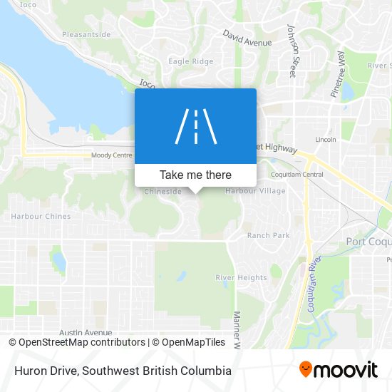 Huron Drive map