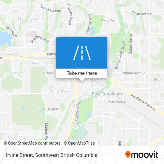 Irvine Street map