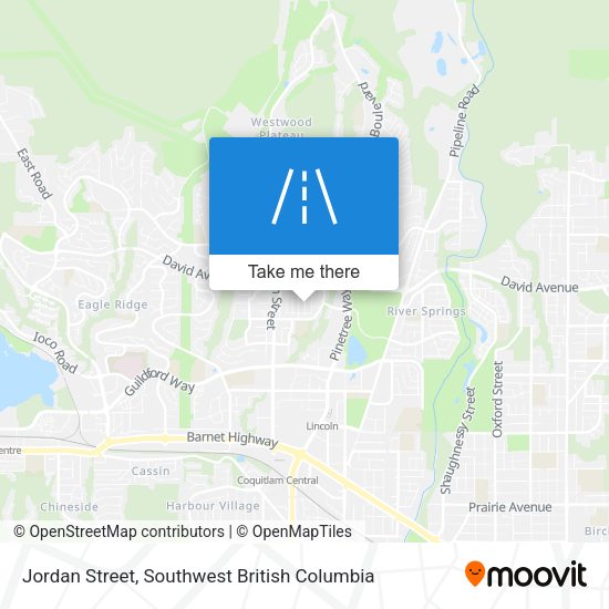 Jordan Street map